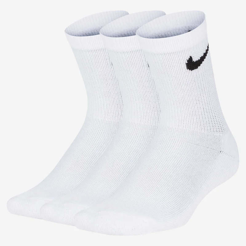 Nike Kids' Basic Pack Crew Socks (3 Pack)